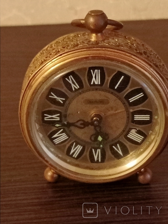 Часы будильник Шембон западная Германия, фото №2