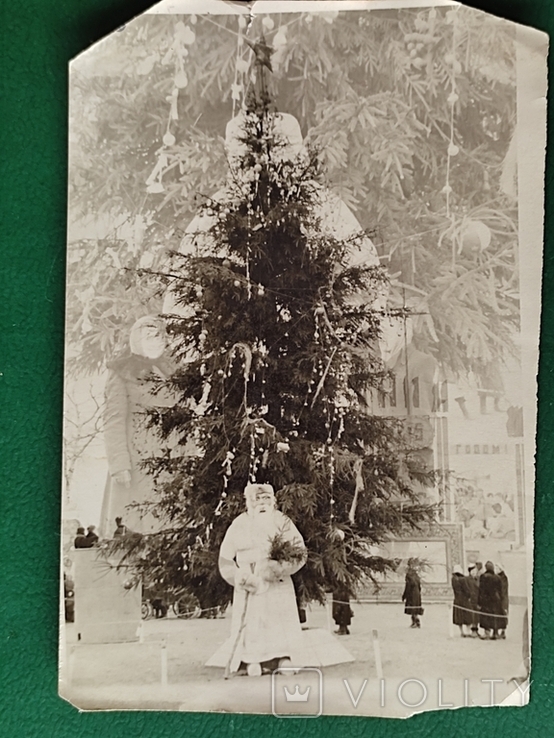 Старе фото "Новорічна ялинка в Миколаєві. 1955г", фото №2
