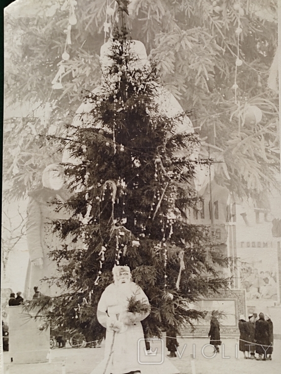 Старе фото "Новорічна ялинка в Миколаєві. 1955г", фото №3