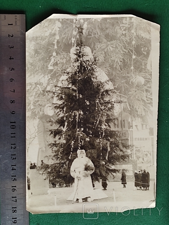 Старе фото "Новорічна ялинка в Миколаєві. 1955г", фото №7