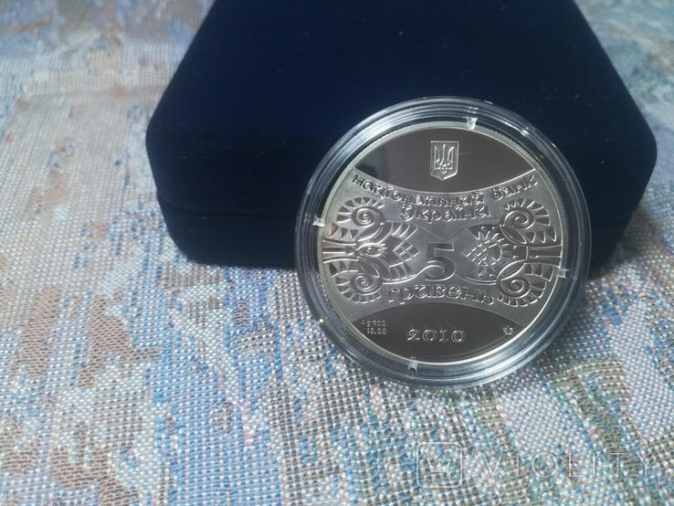 Серебряная монета 5 гр.Год Тигра,2010 год. Футляр + сертификат., фото №5