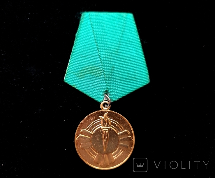 Медаль 10 лет Саурской революции Афганистан, фото №2