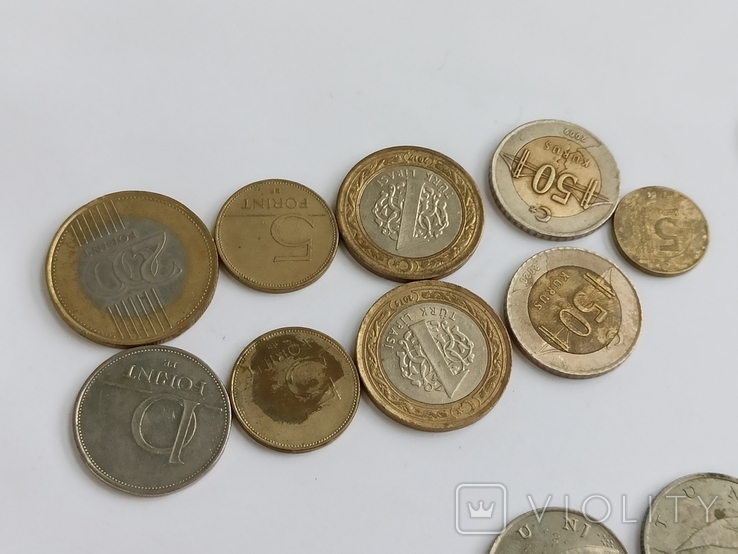 Монети різних країн (Європа, Азія, Африка), фото №4
