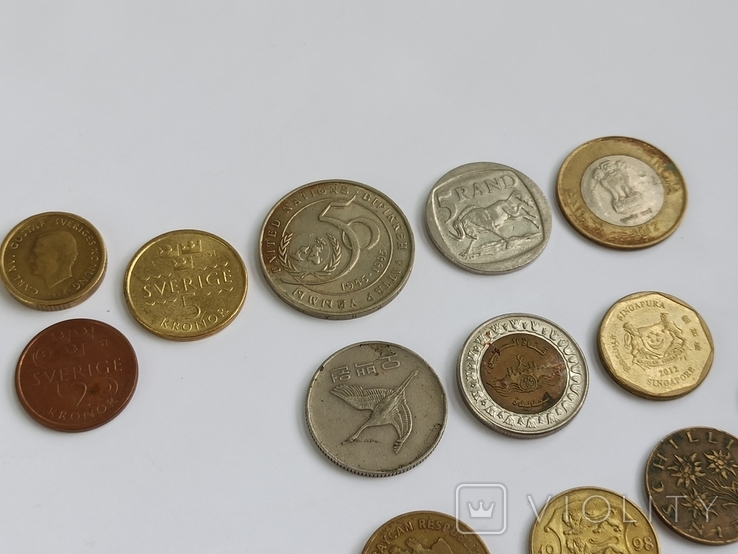 Монети різних країн (Європа, Азія, Африка), фото №7
