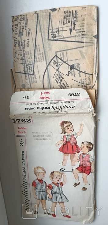 Винтажные выкройки для детей. 1961 год., фото №7