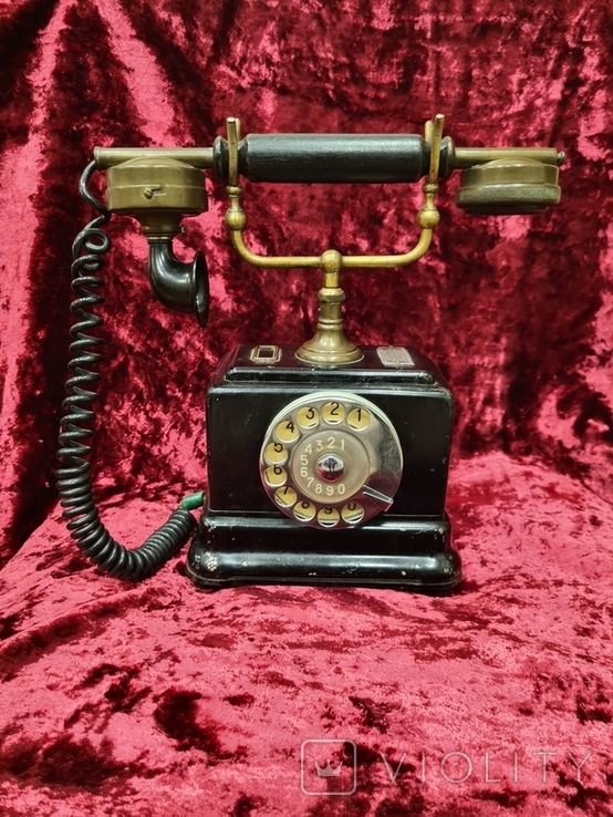 Телефон Красная заря 1929 года Ленинградский завод, фото №2