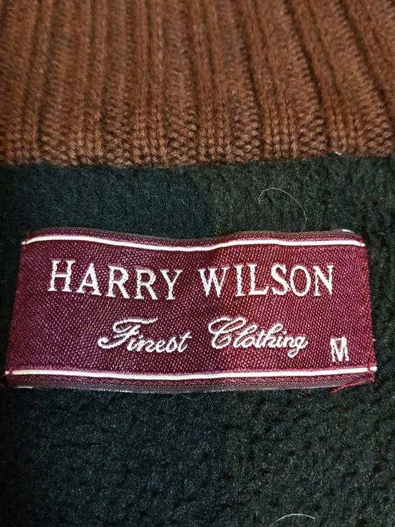 Кофта тепла чоловіча HARRY WILSON вовна флісова підклада р-р М, фото №10