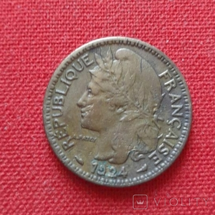 Камерун 1 франк 1924г.Французский мандат, фото №3