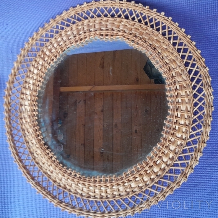 Дзеркало у плетеній рамі, фото №2