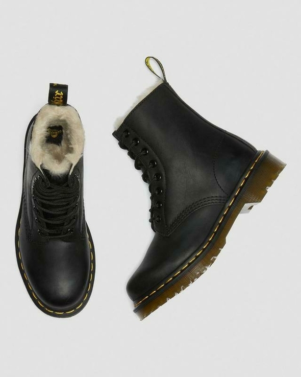 Черевики жіночі утеплені dr. martens 1460 serena 21797001, numer zdjęcia 3