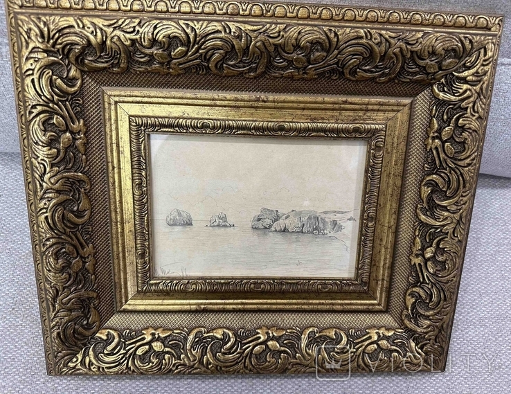 Картина "Море" Ткаченко М.С. 1886 г., фото №2