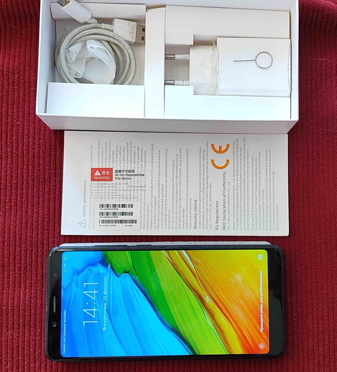 Смартфон Xiaomi Redmi Note 5 4/64GB Black. Б/у., фото №4