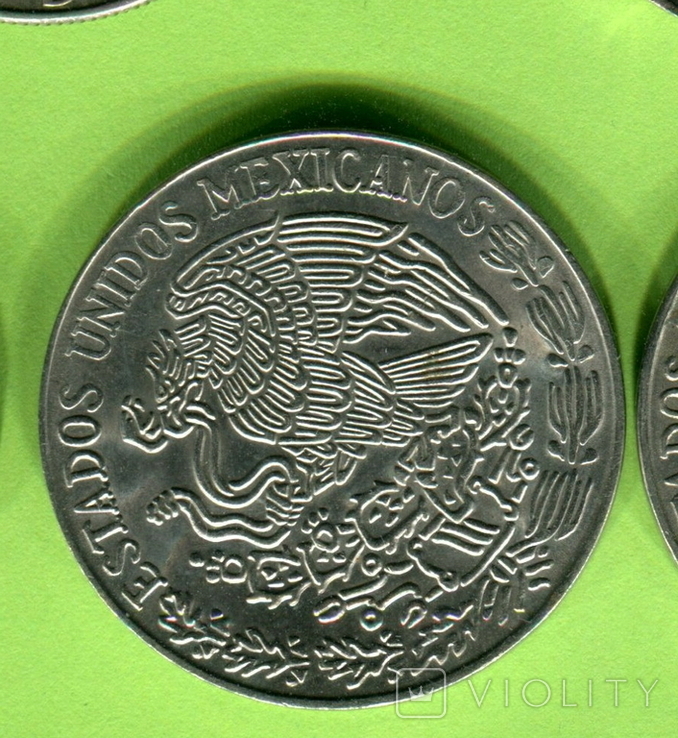 Мексика 5 песо 1977, фото №3