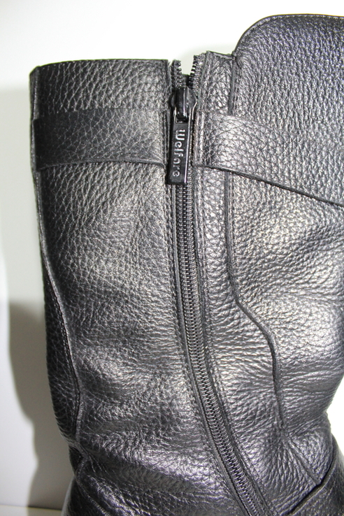 Дизайнерские кожаные мужские сапоги welfare, photo number 7
