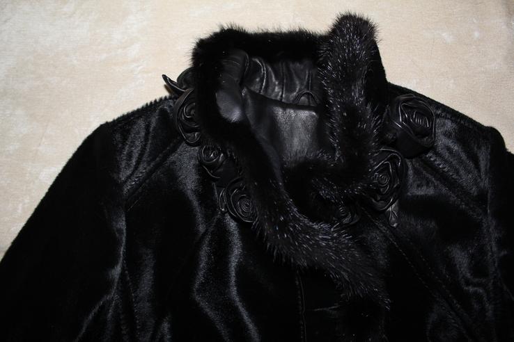 Зимнее пальто из меха пони carnelli, фото №9