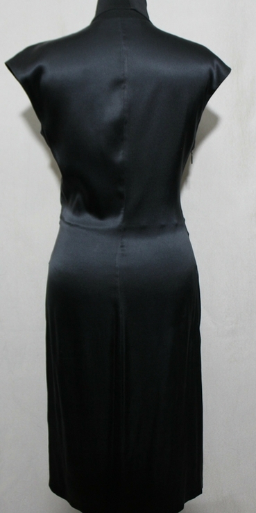 Шелковое черное платье роберто кавалли (roberto cavalli) оригинал, numer zdjęcia 6
