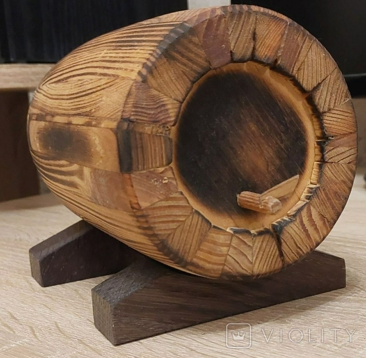 Бочонок дерев'яний декоративний, фото №6