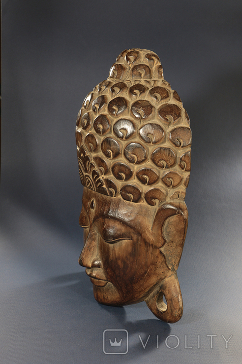 Маска Будды дерево. Бали, фото №5