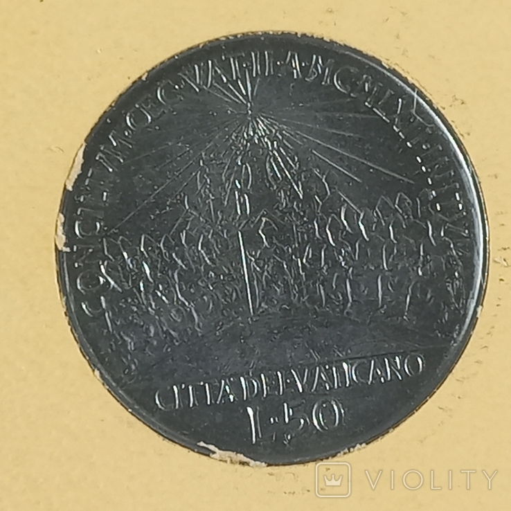 Набір монет, Ватикан, 1962, 8 шт. - 1, 2, 5, 10, 20, 50, 100, 500 лір, Іван XXIII, фото №12