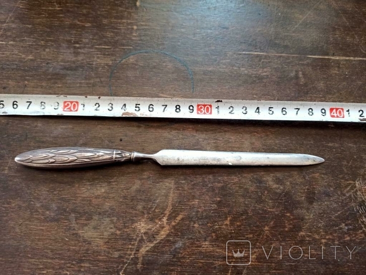 Старовинний ніж для конвертів, фото №8