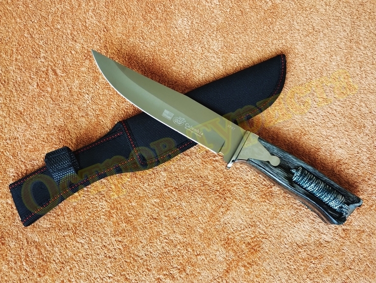 Нож охотничий Columbia XF 87 с чехлом, numer zdjęcia 2