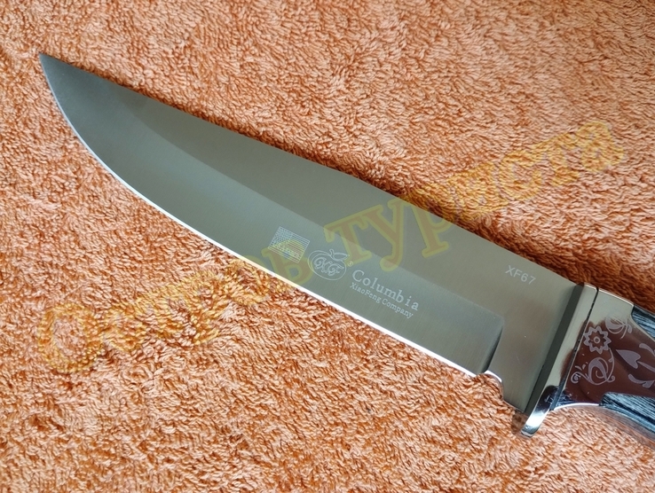 Нож охотничий Columbia XF 87 с чехлом, фото №6