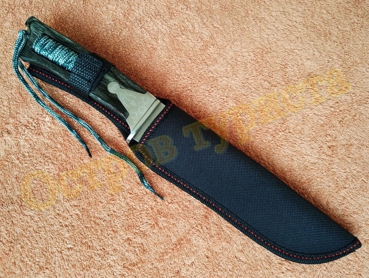 Нож охотничий Columbia XF 87 с чехлом, numer zdjęcia 8