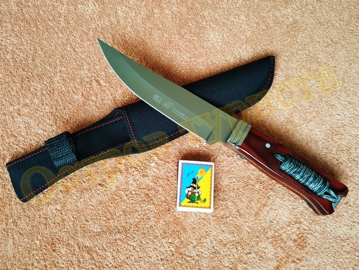 Нож охотничий Columbia XF 82 с чехлом, фото №3