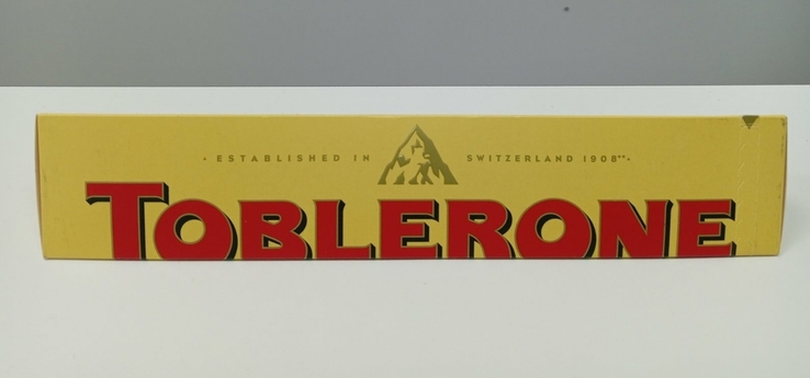 Шоколад Тоблерон Tobleron 360г молочный с мёдом, миндалём и нугой, фото №2