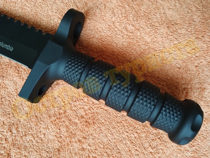 Нож Columbia 1358A с пилой и пластиковым чехлом, фото №8