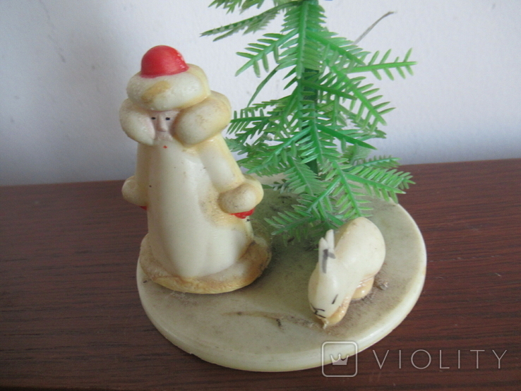 Дед мороз с зайцем и елочка, фото №4