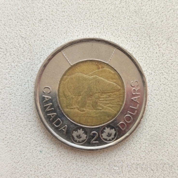 2 доллара 2012 г. Канада., фото №2