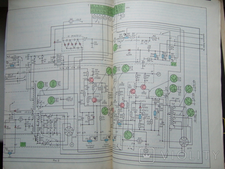 1986, 1990 Цветные телевизоры УЛПЦТ(И)-59/61-ІІ.Схеми., фото №4