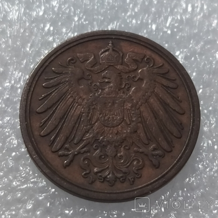 1 пфенниг 1899 года, Германия (П1), фото №3