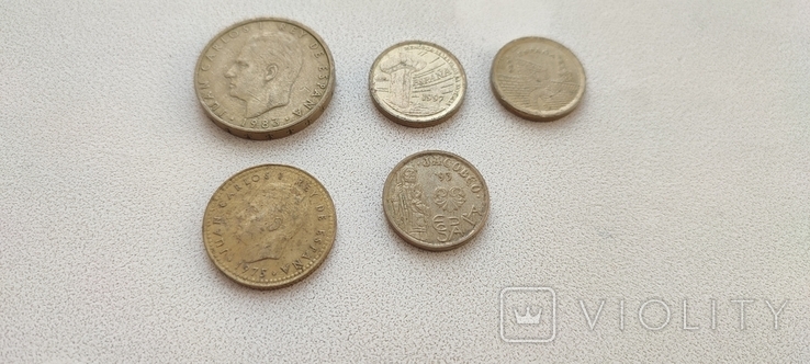 Монеты Испании , песеты ., фото №4