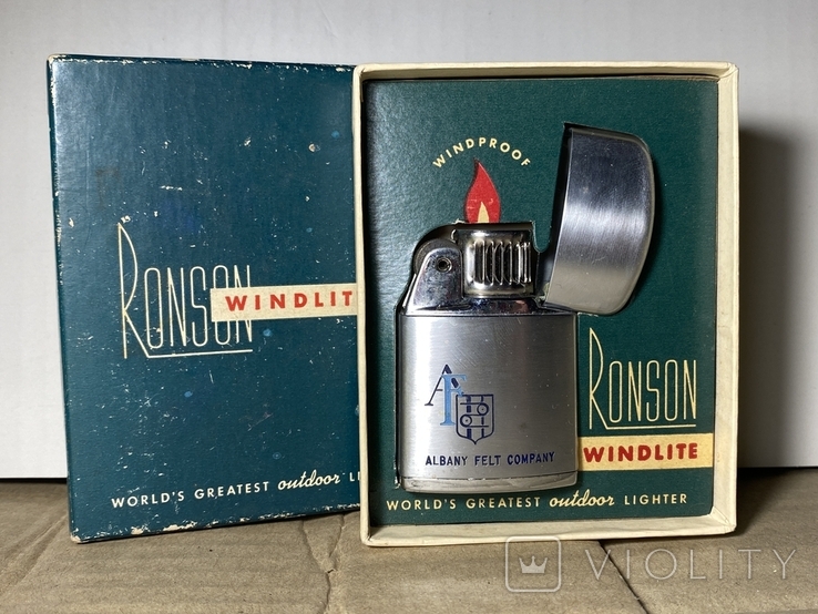 Бензиновая зажигалка Ronson Windlite, фото №2