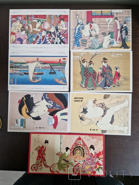 Японские современные открытки