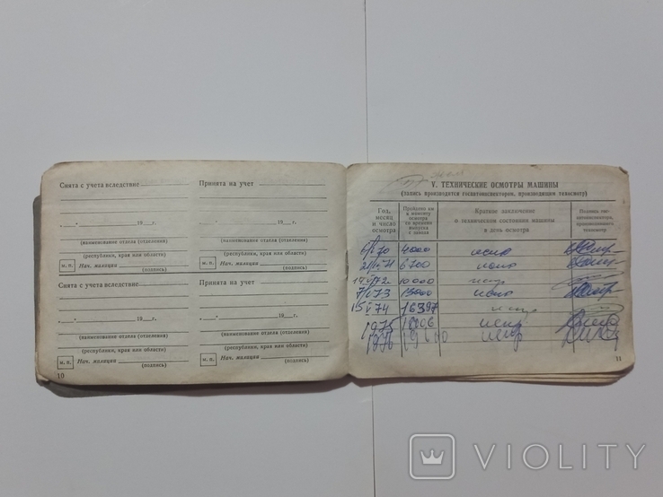 Технічний паспорт (документи) на мотоцикл "ИЖ-П2 - 1968р.", фото №8