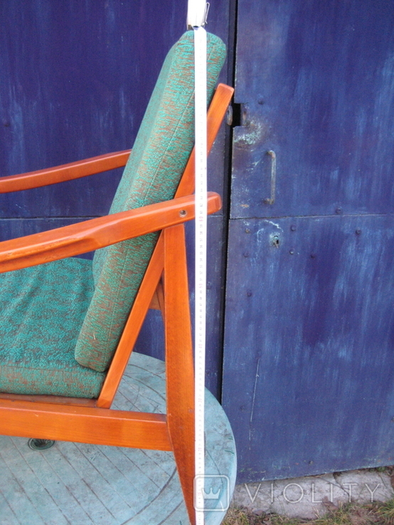 Два деревянные кресла из меб. гарнитура (кресло, кабинетный винтаж) Румыния .70-е г. ХХ в., фото №11