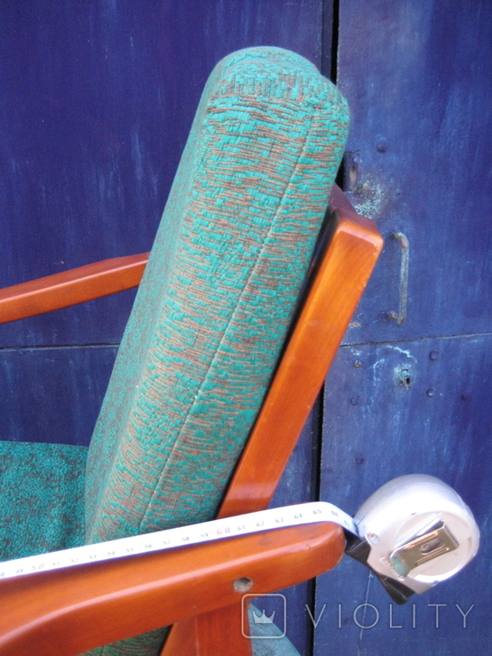 Два деревянные кресла из меб. гарнитура (кресло, кабинетный винтаж) Румыния .70-е г. ХХ в., фото №12