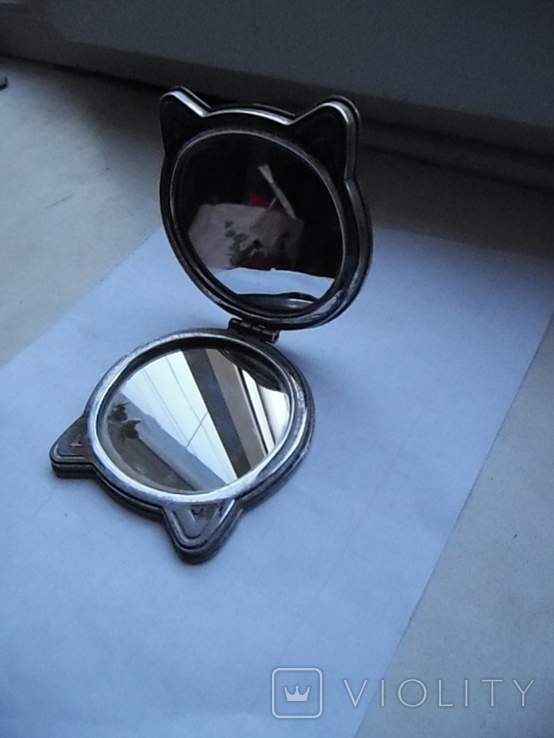 Зеркальце складное двойное, фото №3