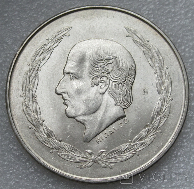 5 песо 1951 г. Мексика, серебро, фото №4