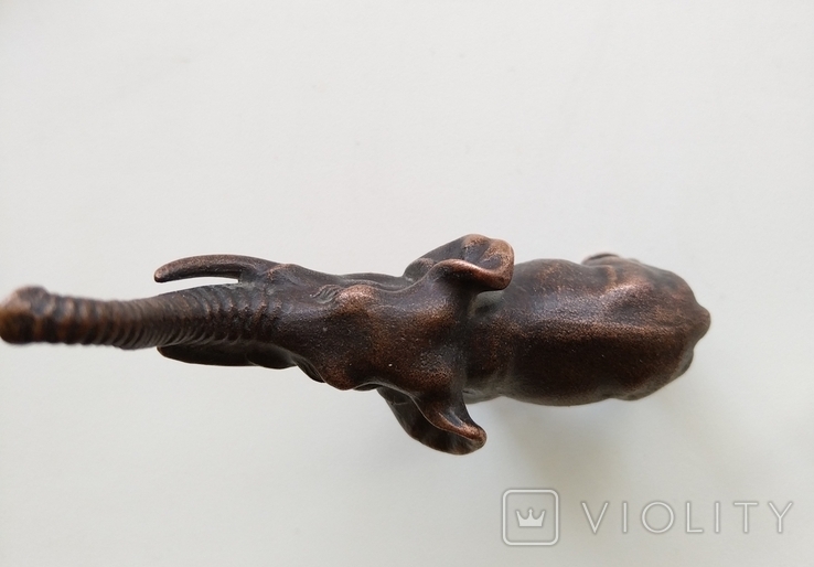 Слон, 326 гр. тяжелый металл ( бронза), фото №6