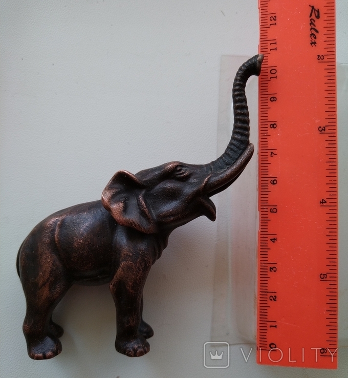 Слон, 326 гр. тяжелый металл ( бронза), фото №8