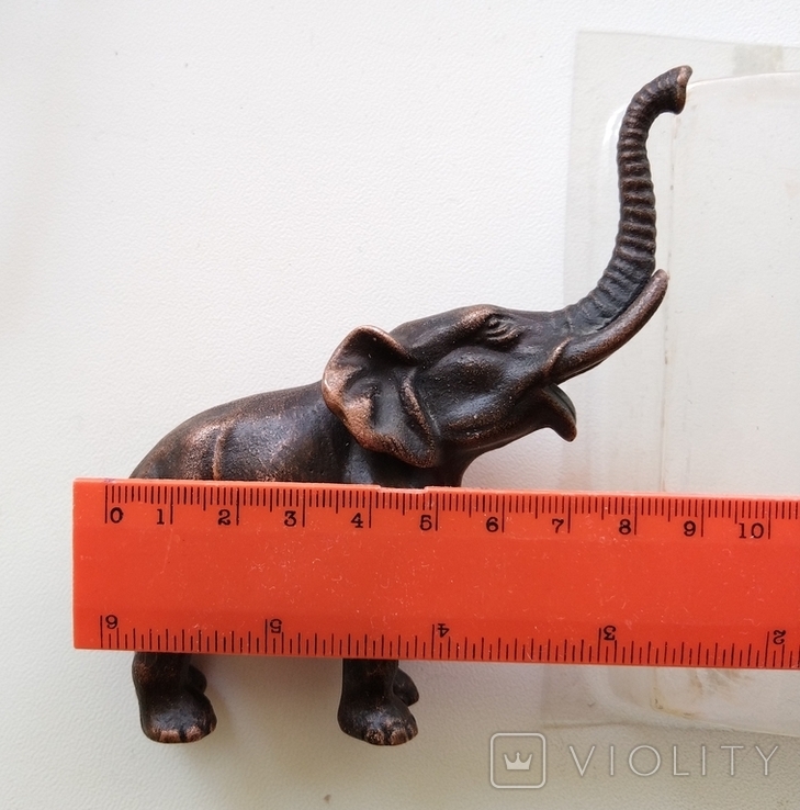 Слон, 326 гр. тяжелый металл ( бронза), фото №9