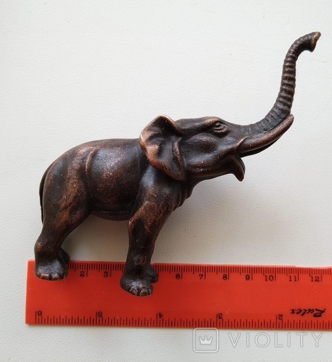 Слон, 326 гр. тяжелый металл ( бронза), фото №10