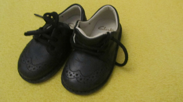 Кожанные туфли-''CLARKS'' 13 см., фото №3