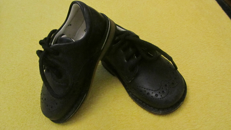 Кожанные туфли-''CLARKS'' 13 см., фото №5