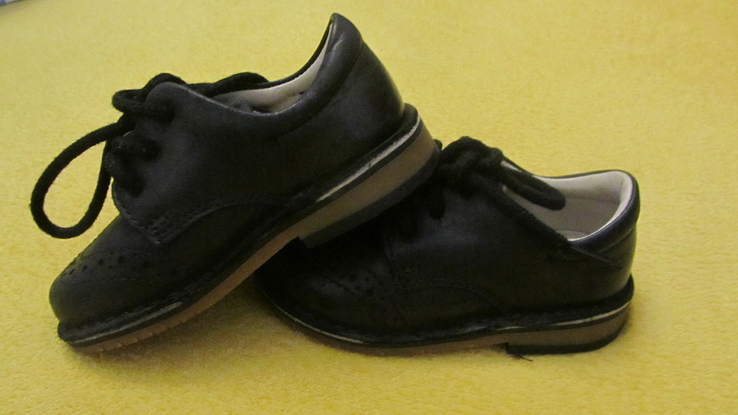 Кожанные туфли-''CLARKS'' 13 см., фото №2