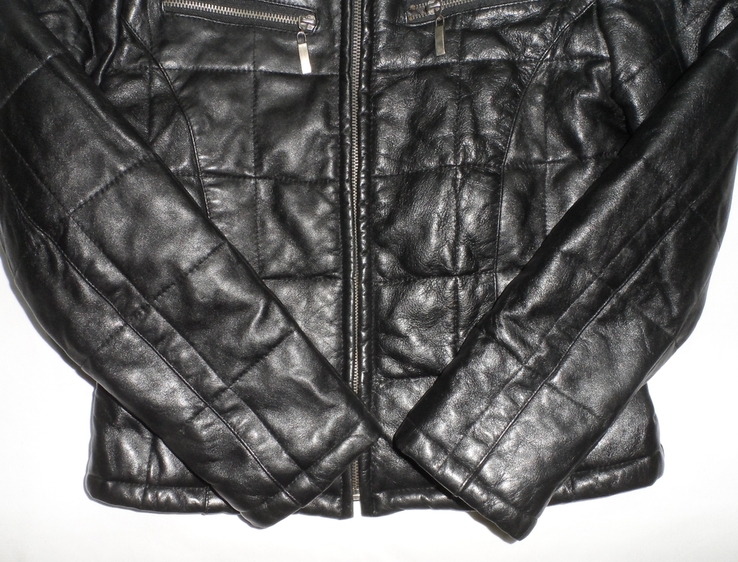 Мото куртка жіноча шкіряна розмір S, фото №6